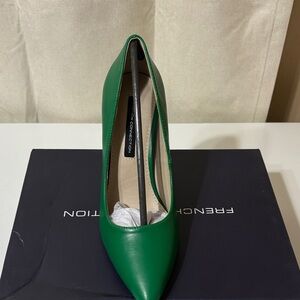 French Connection Vibrant Green Heels